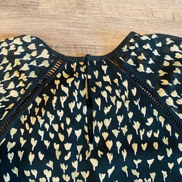 Reiss Reema disty printed blouse - Picture 2 of 10